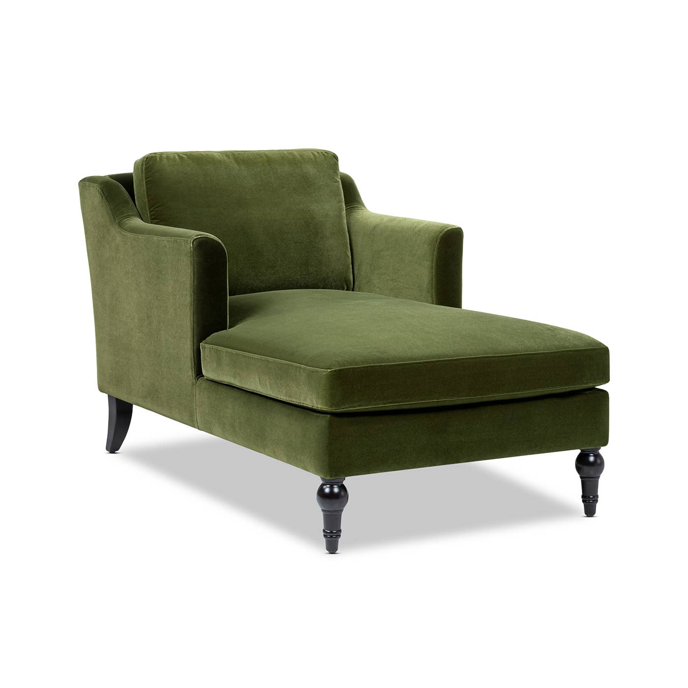 Josephine 60" Upholstered Chaise Lounge Velvet Collection