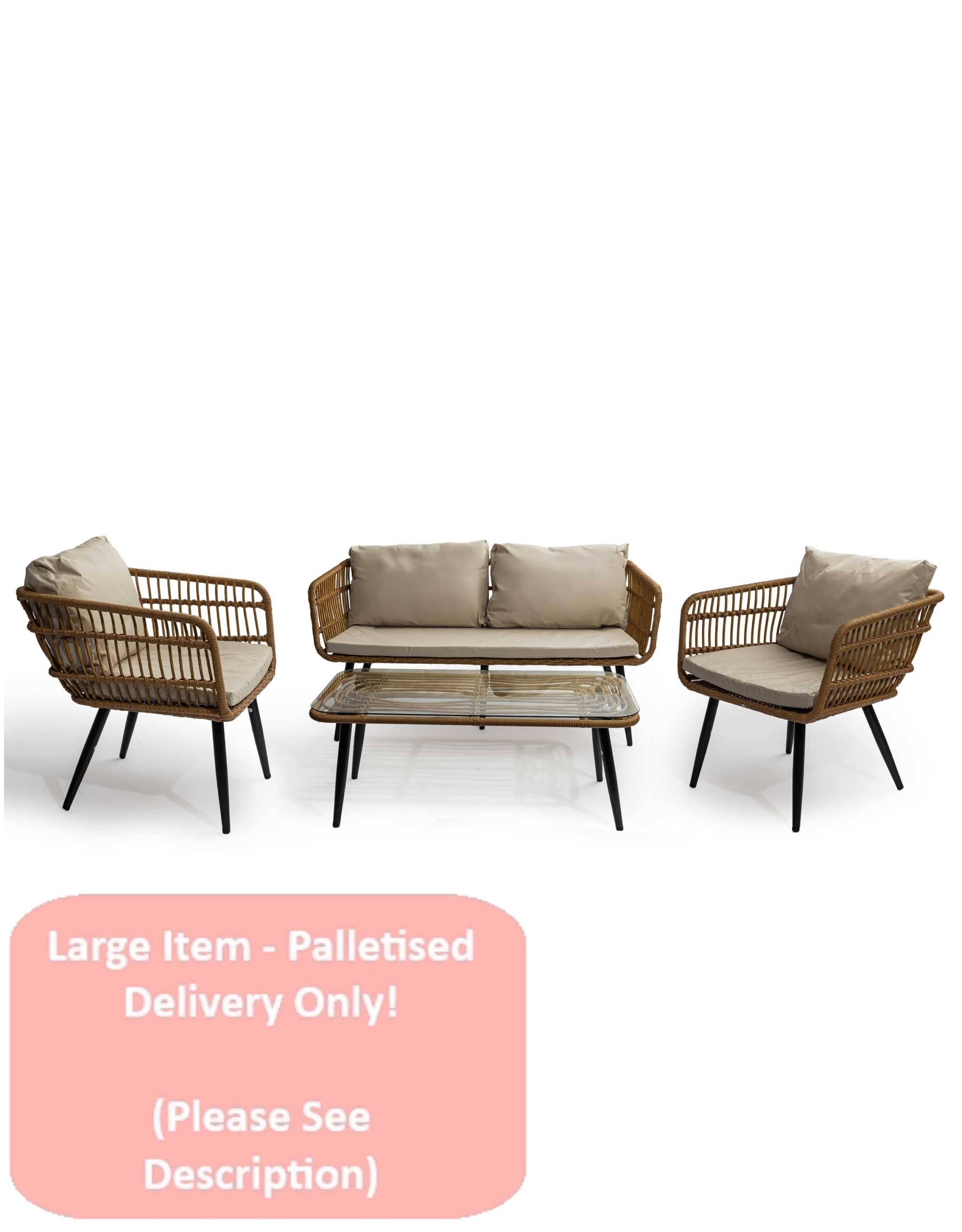 Outdoor Bamboo Bohemian Furniture Set
