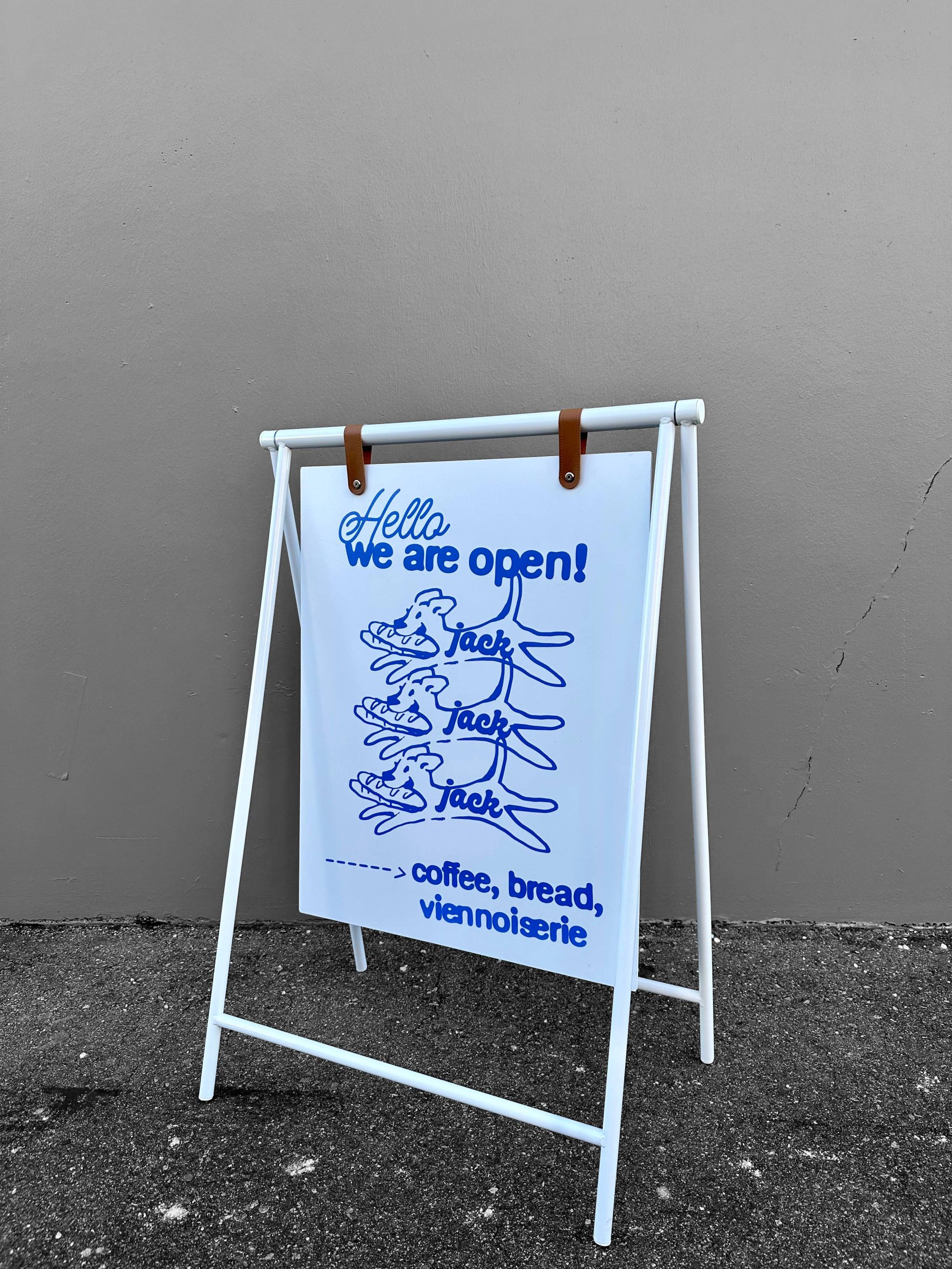 Metal A-Frame Sidewalk 22" x 28" Sign with PVC Panel