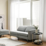 Modular L-shaped Sectional Sofa with Reversible Ottoman and 2 USB Ports - Image 8