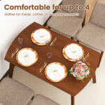 5-Piece Kitchen Table and Upholstered Chairs - Image 8