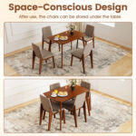 5-Piece Kitchen Table and Upholstered Chairs - Image 10