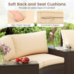 5 Pieces Patio Furniture Set - Image 9