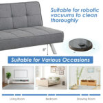 3-Seat Convertible Sofa Bed with High-Density Sponge for Living Room - Image 11
