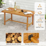 6-Piece Patio Dining Set for 5-6 People Farmhouse Furniture - Image 11