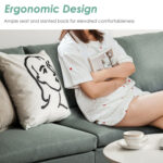 Convertible L-Shaped Sectional Sofa Couch with Reversible Chaise - Image 7