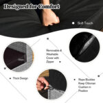 8 Pieces Patio Rattan Furniture Set with Storage Waterproof Cover and Cushion - Image 9