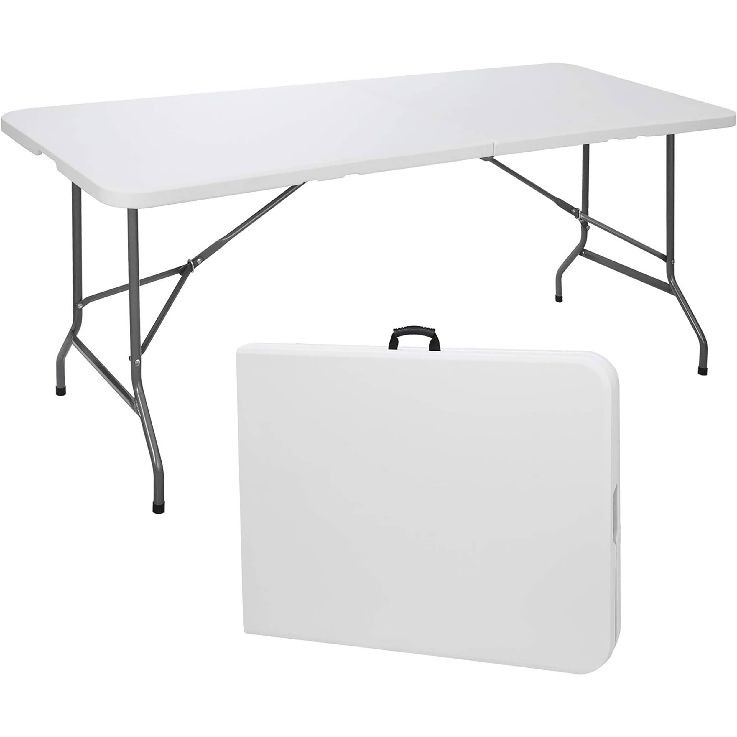 Folding Table with Lock & Carrying Handle (6 Foot)