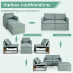 Convertible L-Shaped Sectional Sofa Couch with Reversible Chaise - Image 12