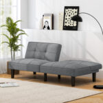 Convertible Folding Futon Sofa Bed with 6-Position Adjustable Backrest - Image 6