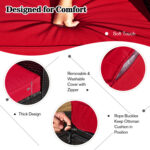 9 Piece Weatherproof Rattan Patio Conversation Set with 30 Inches Propane Fire Pit Table and Dust Covers - Image 7