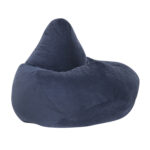 Bean Bag Chair for Adults Accent Lazy Sofa with Skin-friendly Corduroy Cover and Soft Sponge Filling - Image 4