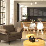 Complete Modern Dining Set: 5-Piece Dining Chairs and Table Bundle â€“ Sleek, Comfortable, and Durable