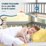 Extendable House Bed Twin to King Daybed with Roof and Fence Rails - Image 8