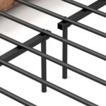 Full/Queen Bed Frame with 2 Storage Drawers and Charging Stationn - Image 5