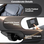 Relaxation 48 - Full Body Zero Gravity Massage Chair SL Track Recliner with Touch Screen - Image 10
