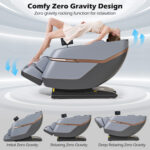 Relaxation 48 - Full Body Zero Gravity Massage Chair SL Track Recliner with Touch Screen - Image 6