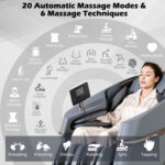 Relaxation 48 - Full Body Zero Gravity Massage Chair SL Track Recliner with Touch Screen - Image 7