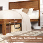 Twin/Full/Queen Size Bed Frame with Headboard and Wooden Slats Support - Image 10
