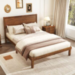 Twin/Full/Queen Size Bed Frame with Headboard and Wooden Slats Support - Image 5