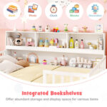 Full Size Montessori Floor Bed with Bookcase - Image 11
