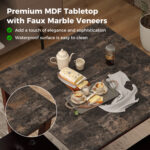 5-Piece Bar Table Set Counter-Height Dining Table and 4 Bar Stools - Image 9