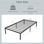 Heavy Duty Metal Platform Bed Frame - Image 4