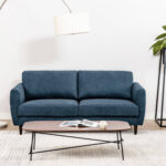 72 Inch Small Fabric Loveseat Sofa Couch with with Solid Frame - Image 6