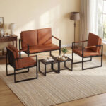 Modern Loveseat Sofa 2 Seater Small Couch - Image 3