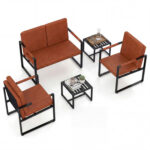 Modern Loveseat Sofa 2 Seater Small Couch - Image 4