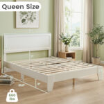 Queen Size Modern Bed Frame with Headboard - Image 4