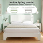 Queen Size Modern Bed Frame with Headboard - Image 7