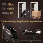 Relaxation 44 - Fully Body Massage Chair with Airbags and Waist Heater - Image 3
