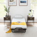 Rollaway Folding Bed with Memory Foam Mattress Made in Italy - Image 2