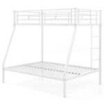 Space-saving Metal Slatted Bed Frame for Teens and Adults Noise-free No Box Spring Needed