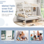 Space-saving Metal Slatted Bed Frame for Teens and Adults Noise-free No Box Spring Needed - Image 10