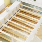 Twin Size Bed Frame with Trundle and Power Outlets - Image 6