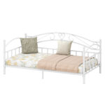 Twin Size Metal Daybed Frame with Headboard for Bedroom - Image 4
