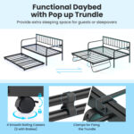 Twin Daybed with Charging Station and LED Lights - Image 11