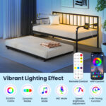 Twin Daybed with Charging Station and LED Lights - Image 12