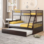 Twin Over Full Convertible Bunk Bed with Twin Trundle - Image 3
