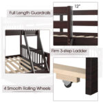 Twin Over Full Convertible Bunk Bed with Twin Trundle - Image 10