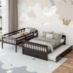 Twin Over Full Convertible Bunk Bed with Twin Trundle - Image 6