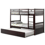 Twin Over Twin Bunk Bed with Pull-out Trundle and Ladder - Image 4