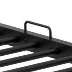 Twin Over Twin Bunk Bed with Trundle with Ladder and Full-length Guardrails - Image 11
