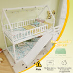 Twin Over Twin Bunk Bed with Slide and Staircase - Image 7