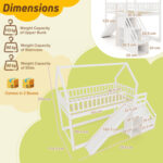 Twin Over Twin Bunk Bed with Slide and Staircase - Image 4
