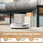 Twin/Full/Queen/King Size Bed Frame with LED Light and Charging Station - Image 10