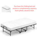 ã€Free $29 Pillow with Bed Purchaseã€‘Twin Size Folding Bed with 5 Inch Mattress - Image 4