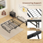 ã€Free $29 Pillow with Bed Purchaseã€‘Twin Size Folding Bed with 5 Inch Mattress - Image 9
